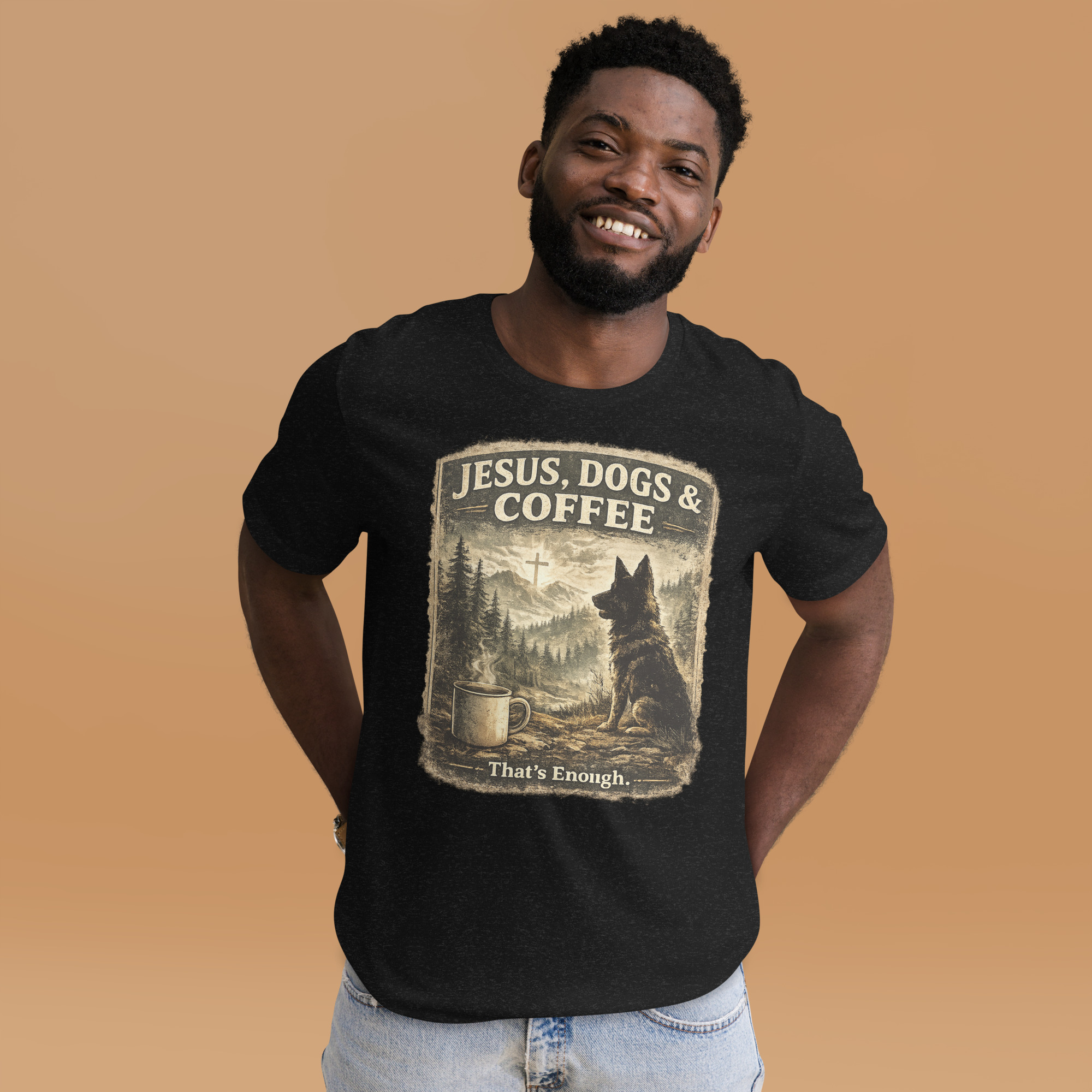 Jesus, Dogs & Coffee | Christian Dog Lover - Image 3