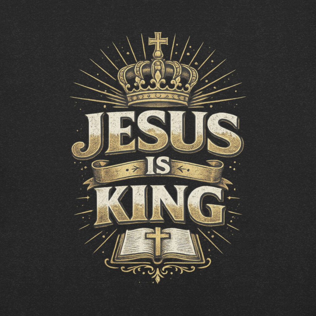 Jesus Is King | Christian Graphic Tee