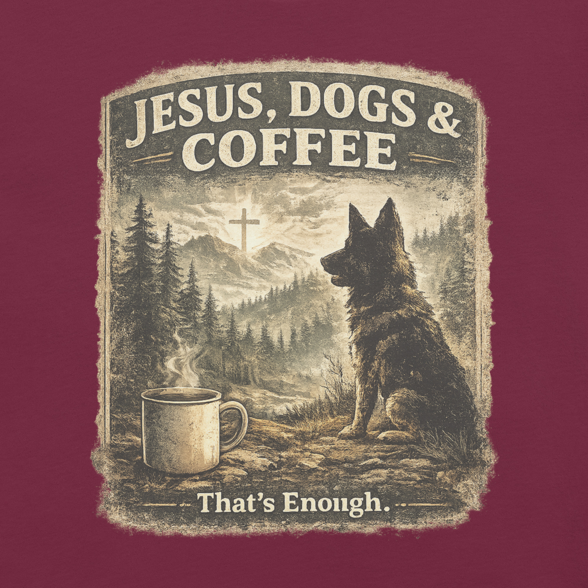 Jesus, Dogs & Coffee | Christian Dog Lover - Image 7
