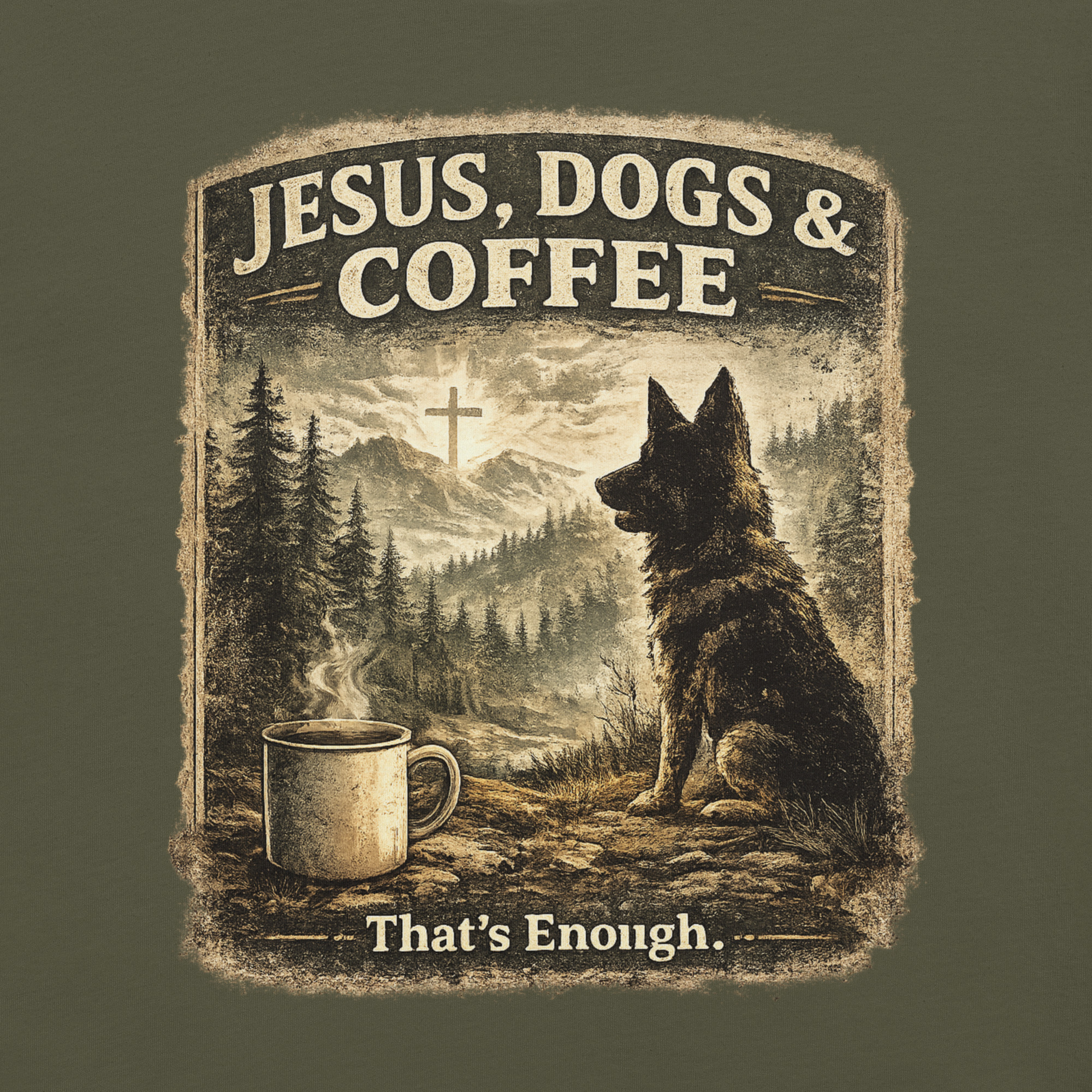 Jesus, Dogs & Coffee | Christian Dog Lover - Image 8