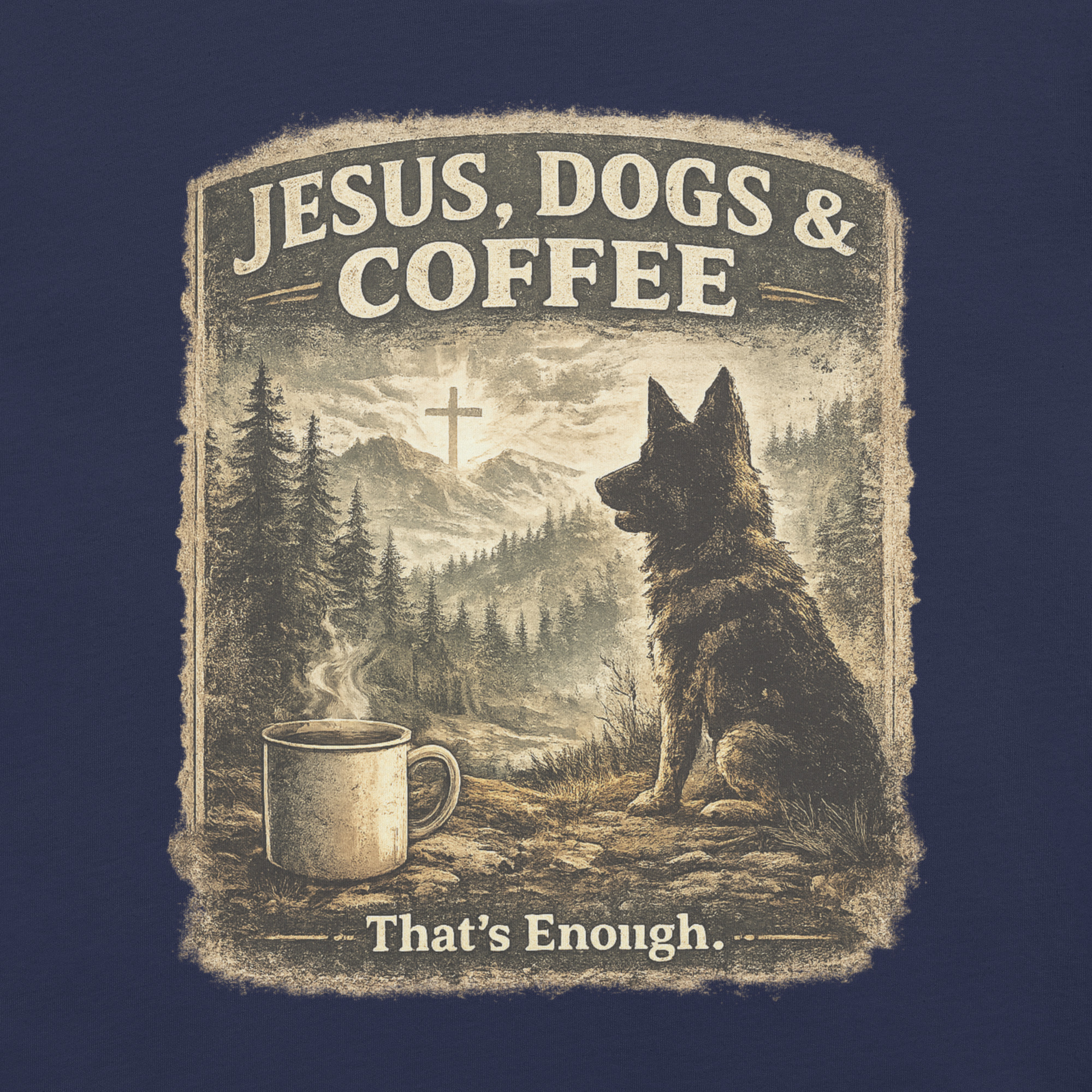 Jesus, Dogs & Coffee | Christian Dog Lover - Image 6