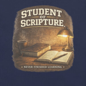 Student of Scripture | Never Finished Learning T-Shirt